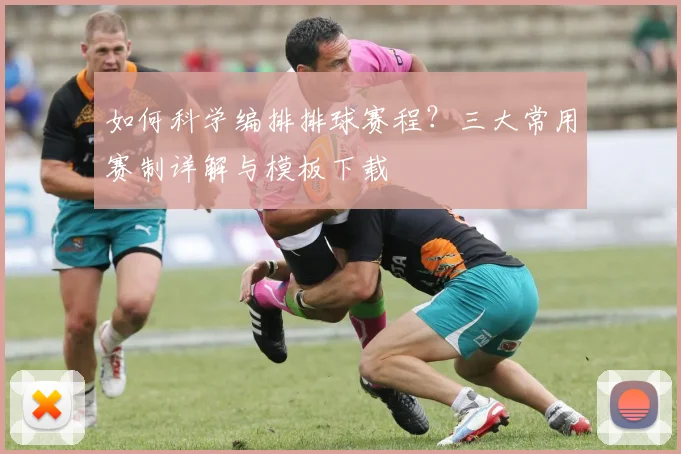 如何科学编排排球赛程？三大常用赛制详解与模板下载